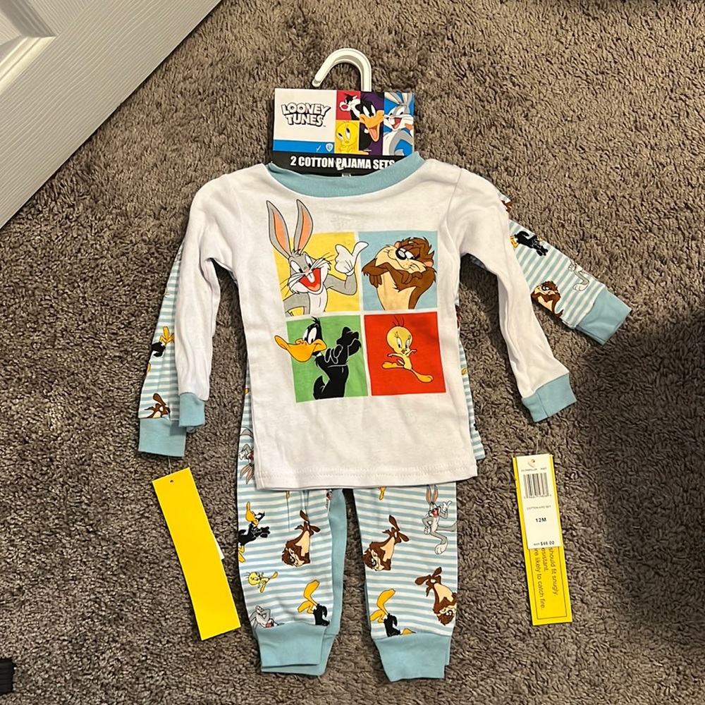 2 pack Looney Tunes Pajama Set for Baby